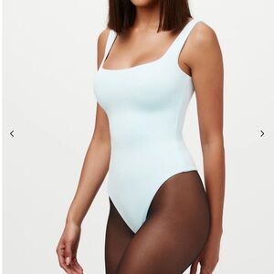 Naked Wardrobe Smooth Scoop Neck Tank Bodysuit